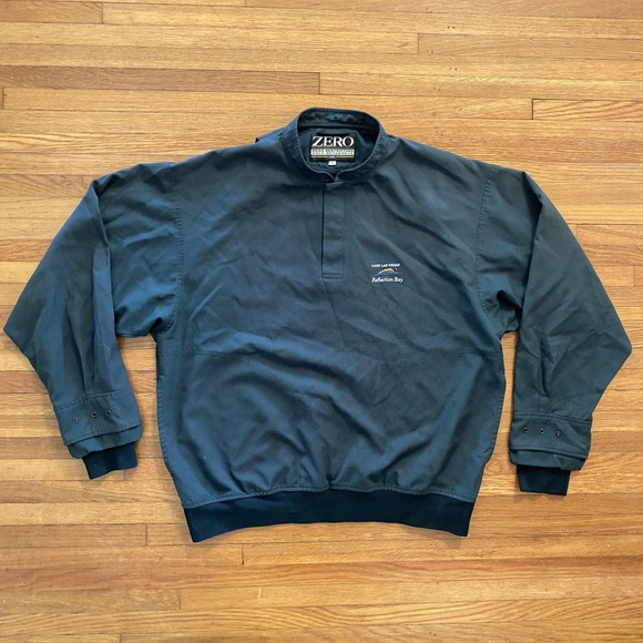 Zero Restriction Golf Pullover Mens Large Windshirt Made USA Lake Las Vegas - Picture 1 of 13
